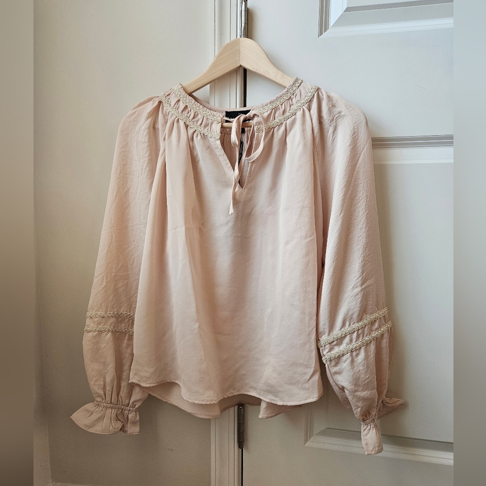 Elegant Cream Women's Top